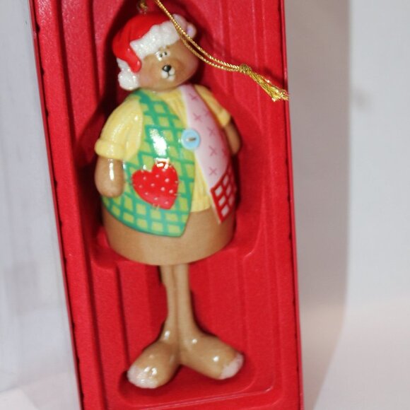 Fitz And Floyd GIFT GALLERY “Teddy Bear Bell” Ornament - Picture 9 of 10